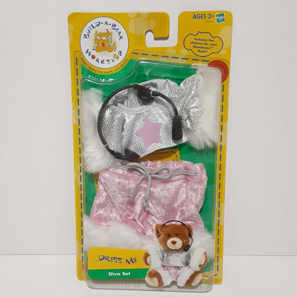 Build-A-Bear DRESS ME " Diva Set " Vintage 2005 NEW NOS Fits 7" Bears